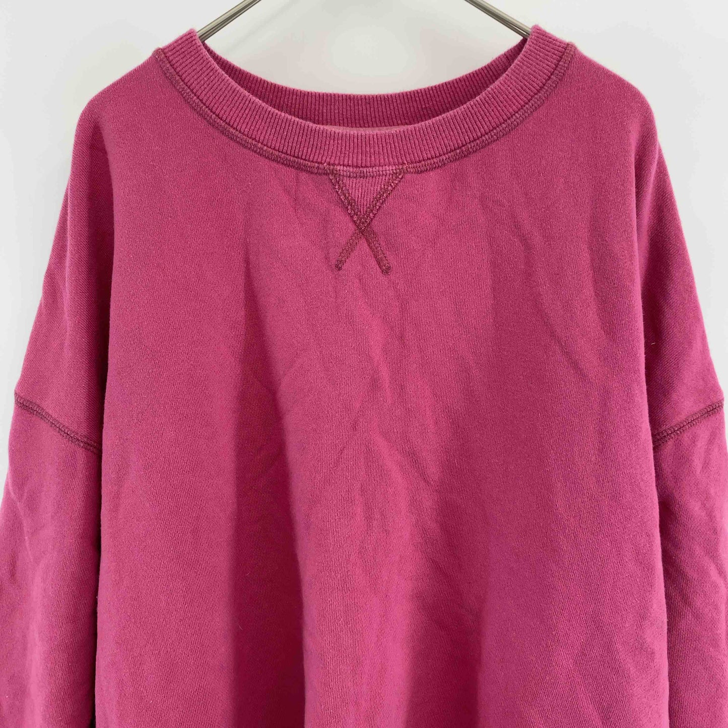 23区 ニジュウサンク ピンク 無地 シンプル レディース スウェット