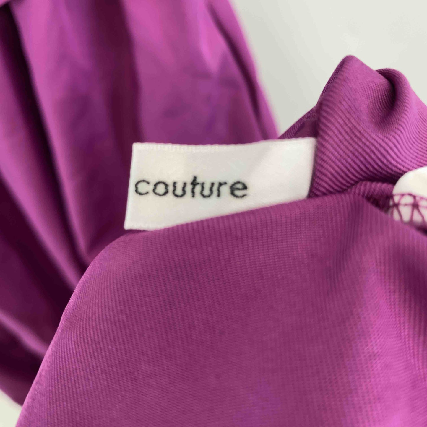 natural couture ナチュラルクチュール レディース ベルト付き ボーダー柄 ドッキングワンピ パープル フレアスカート 半袖ワンピース