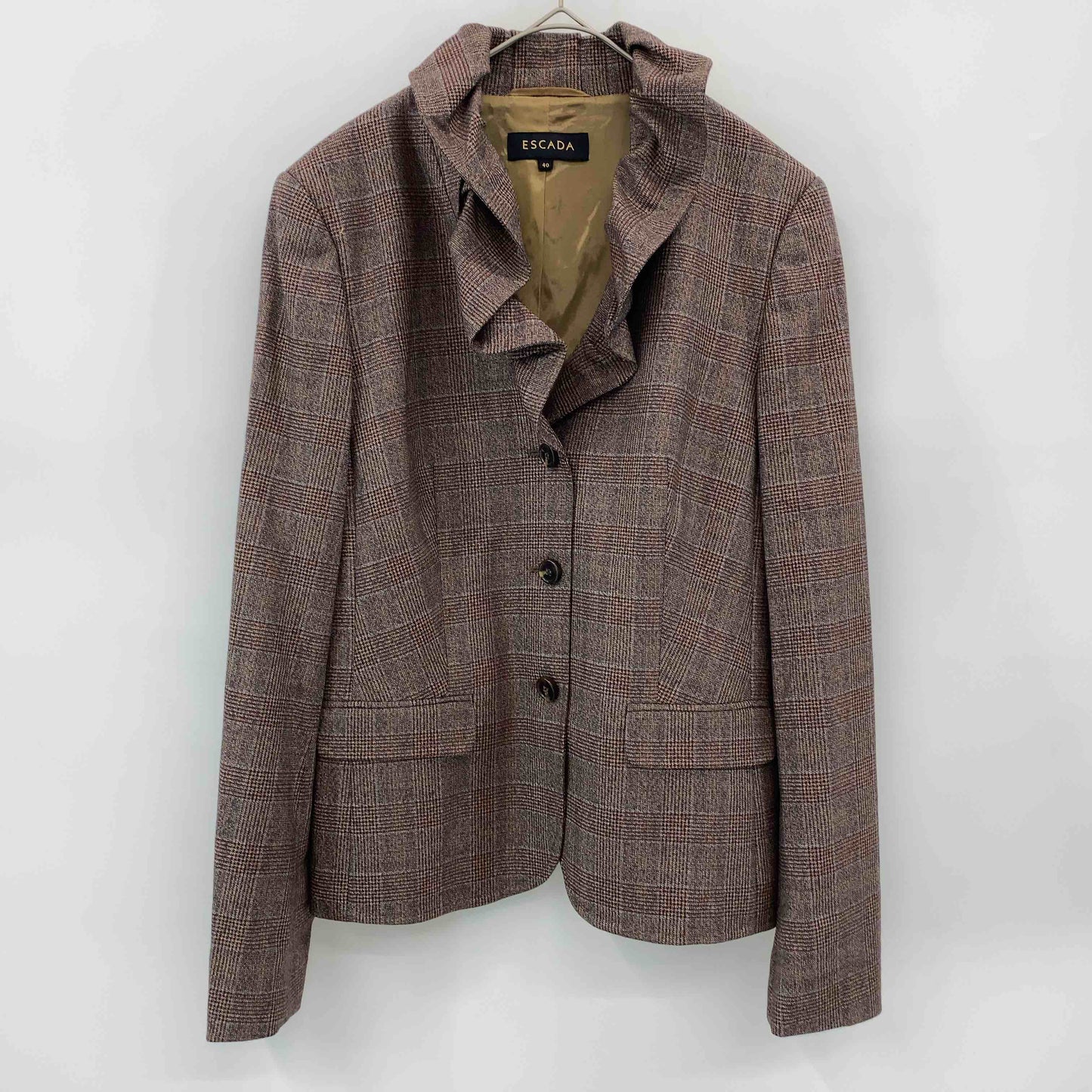 ESCADA エスカーダ レディース テーラードジャケット ブラウン