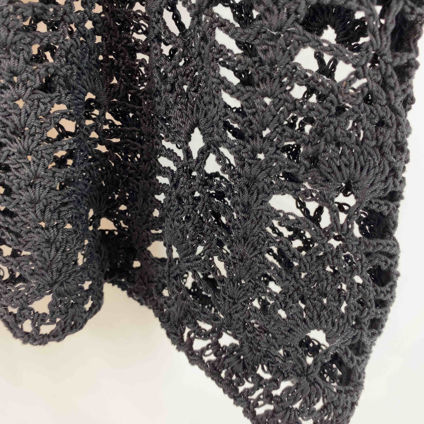 ノーブランド ニットベスト サマーニット かぎ編み  レディース ニット セーター