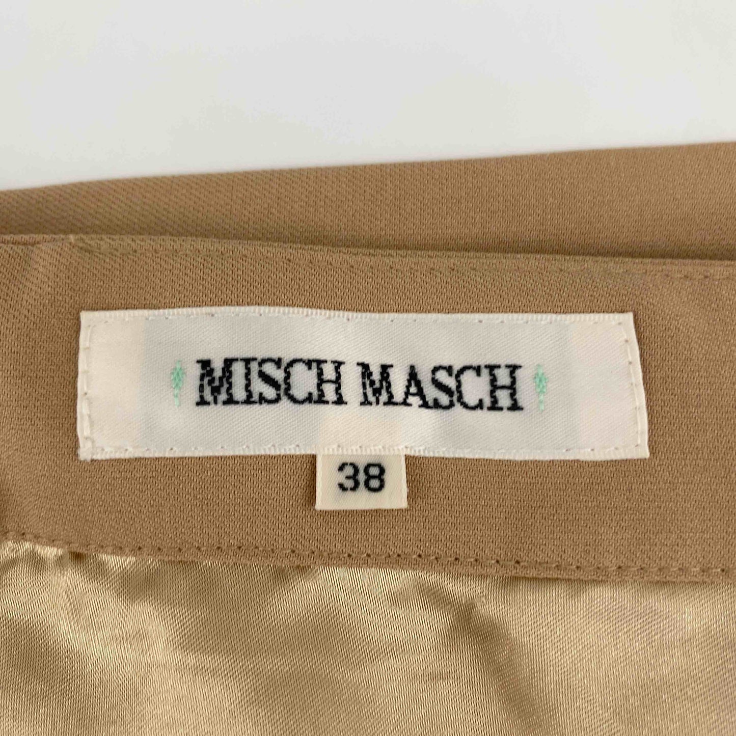 MISCH MASCH ミッシュマッシュ レディース ひざ丈スカート ベージュ tk