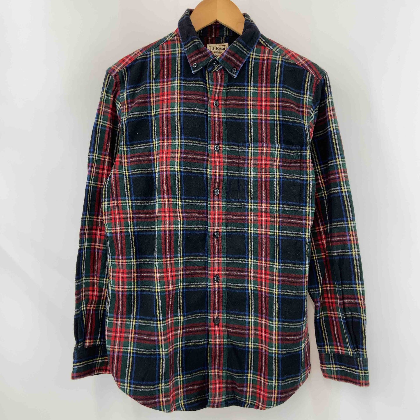 L.L.Bean エルエルビーン メンズ 長袖シャツ ネル チェック柄 ブラック