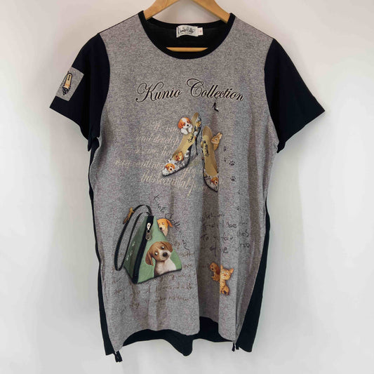 KUNIOCOLLECTION クニオコレクション レディース Tシャツ（半袖）バックプリント有