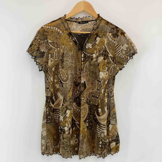 レディース Tシャツ（半袖）シースルー　花柄