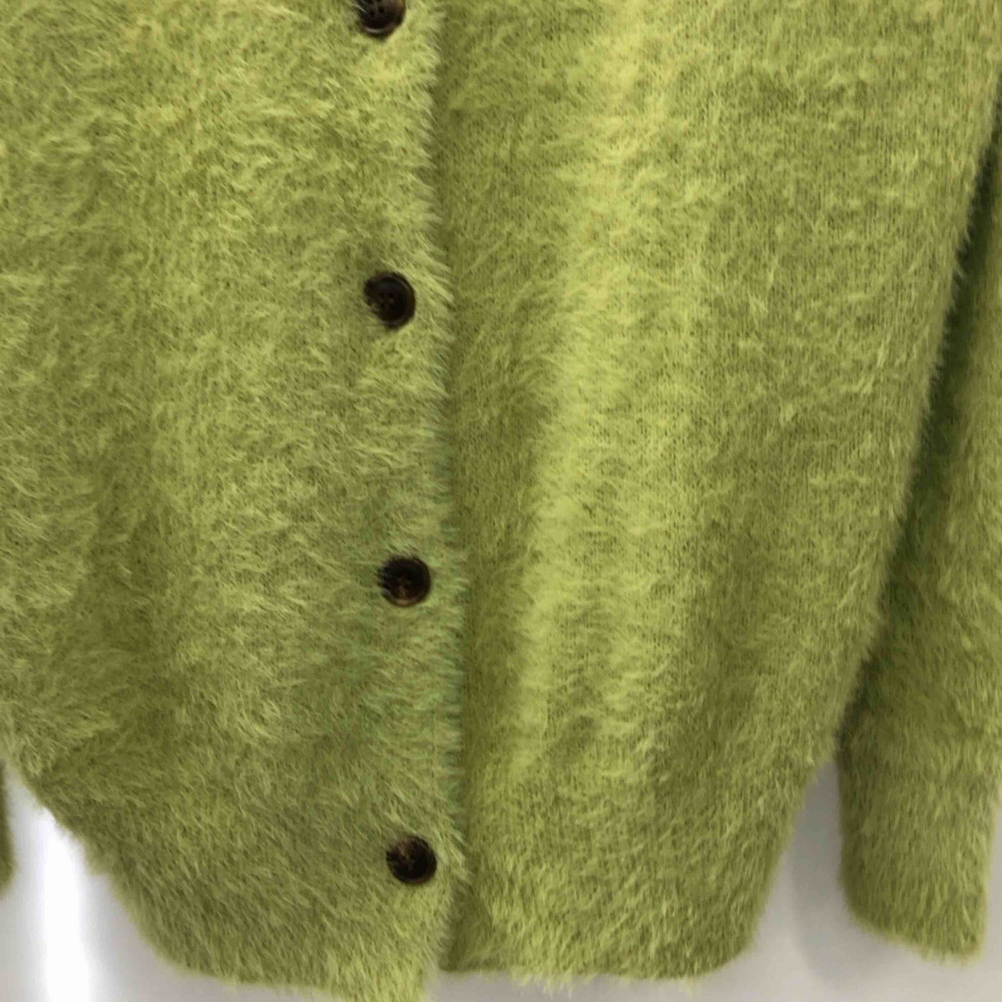 関西ファッション連合  レディース カーディガン 抹茶色 tk