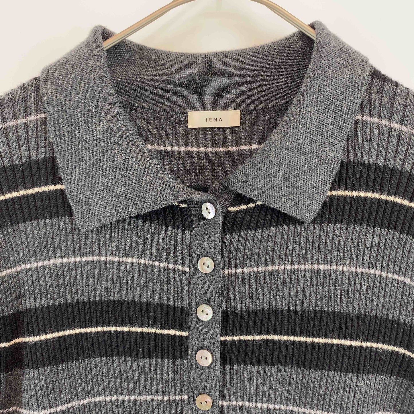 IENA イエナ レディース ニット/セーター リブニット ボーダー