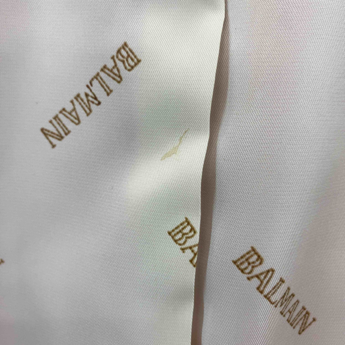 BALMAIN バルマン　赤　レッド　襟付き　 レザージャケット