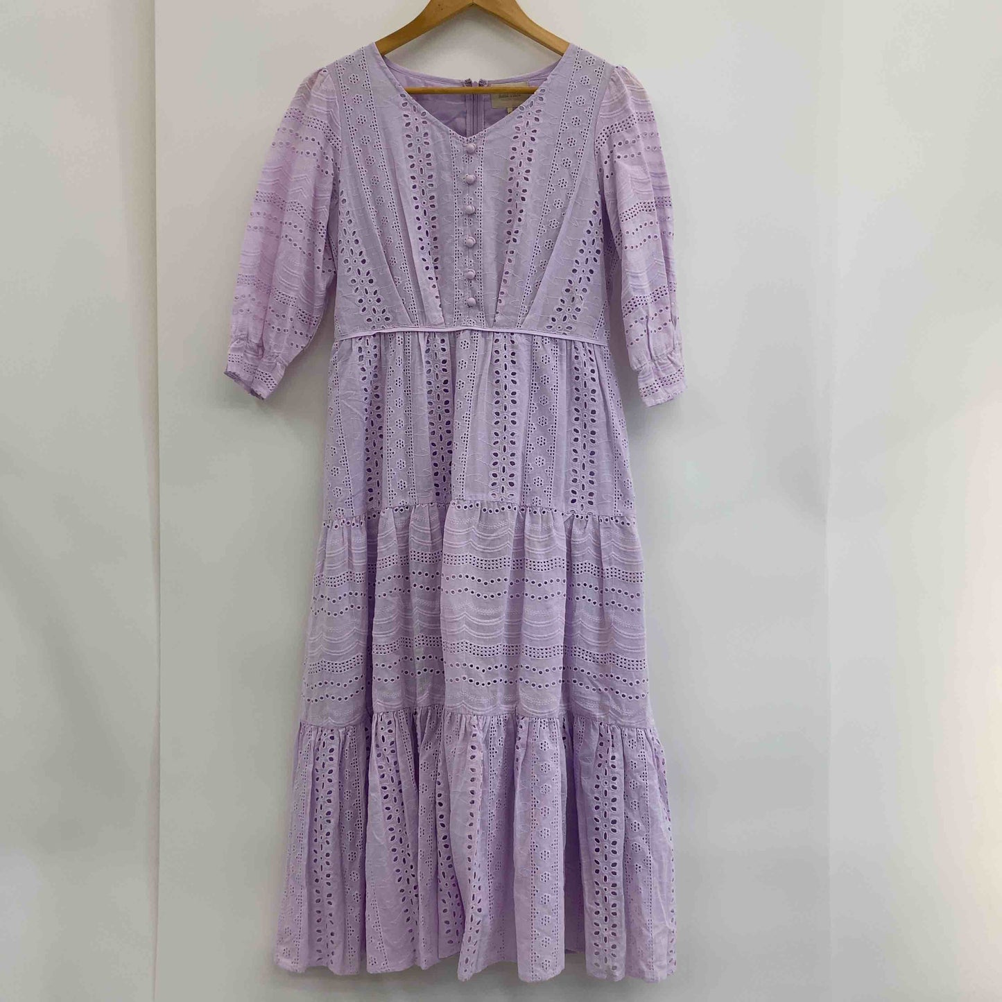 Rose　Tiara レディース 半袖ワンピース　パープル　花柄