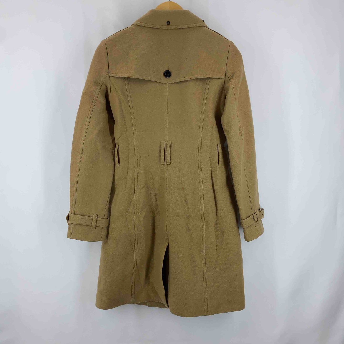 BURBERRY バーバリー レディース チェスターコート オークル 襟ファーベルト欠損