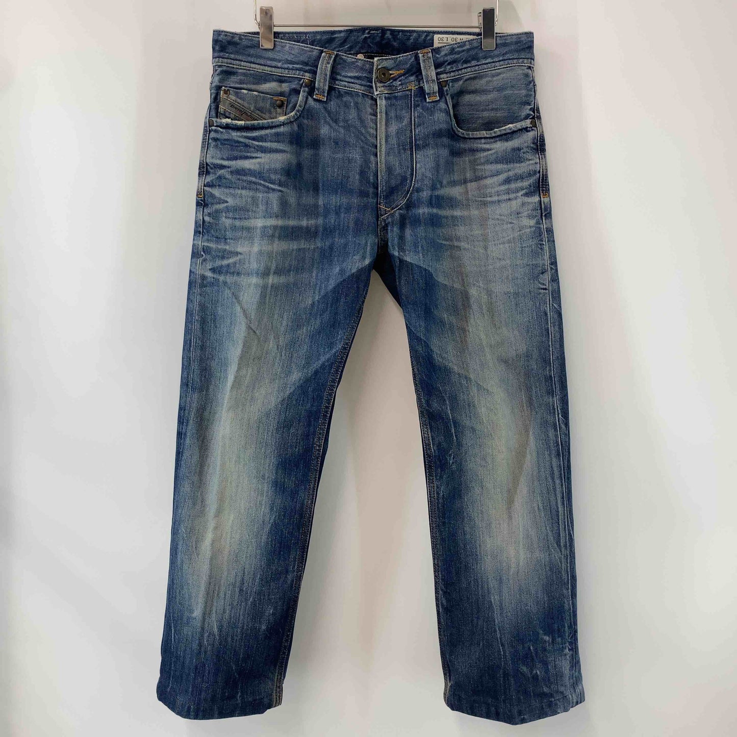 DIESEL ディーゼル メンズ デニム ストレート ダメージ風 ジーンズ