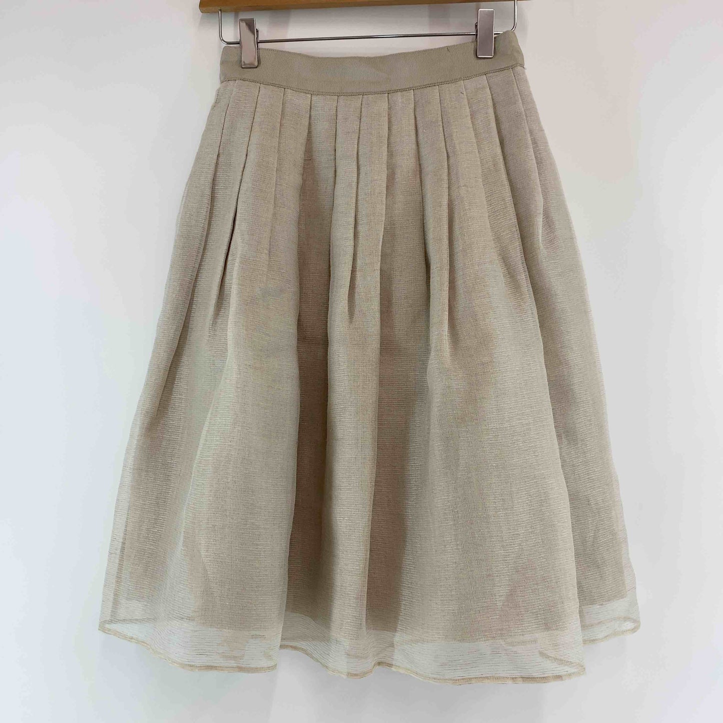 FOXEY （NEWYORK） フォクシーニューヨーク 　ベージュ　ナチュラル　サイズ38　品番36906　レディース 　ひざ丈