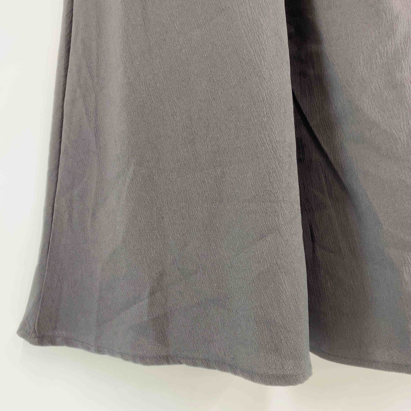 レディース ロングスカート　フレア　ウエストゴム　黒