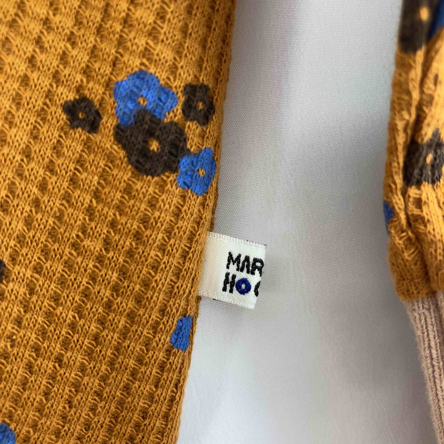 markey's  レディース カットソー（長袖）ブラウン 花柄 tk