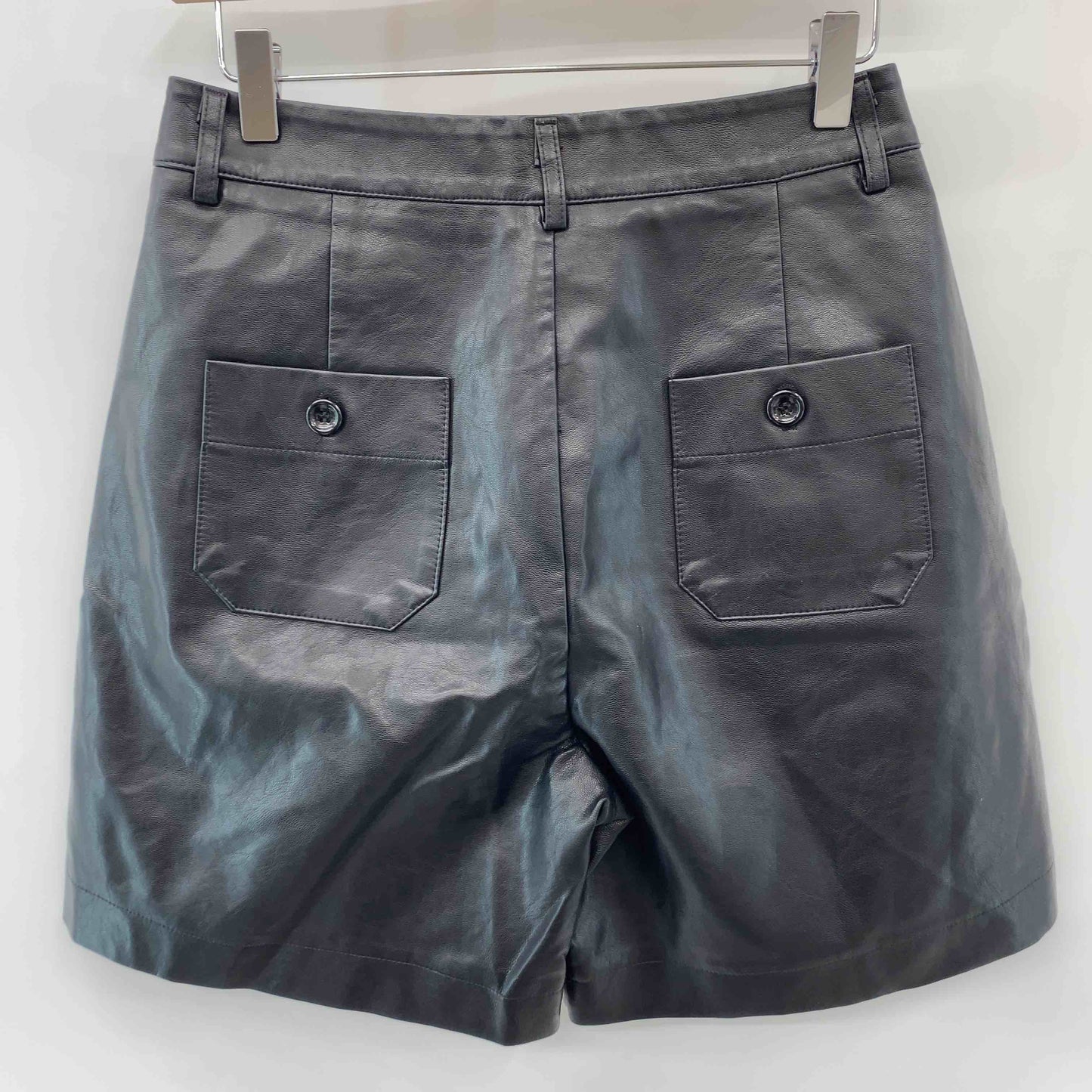 MAISON DE THERESE メゾンドテレーズ レザーパンツ 無地 シンプル レディース ハーフパンツ