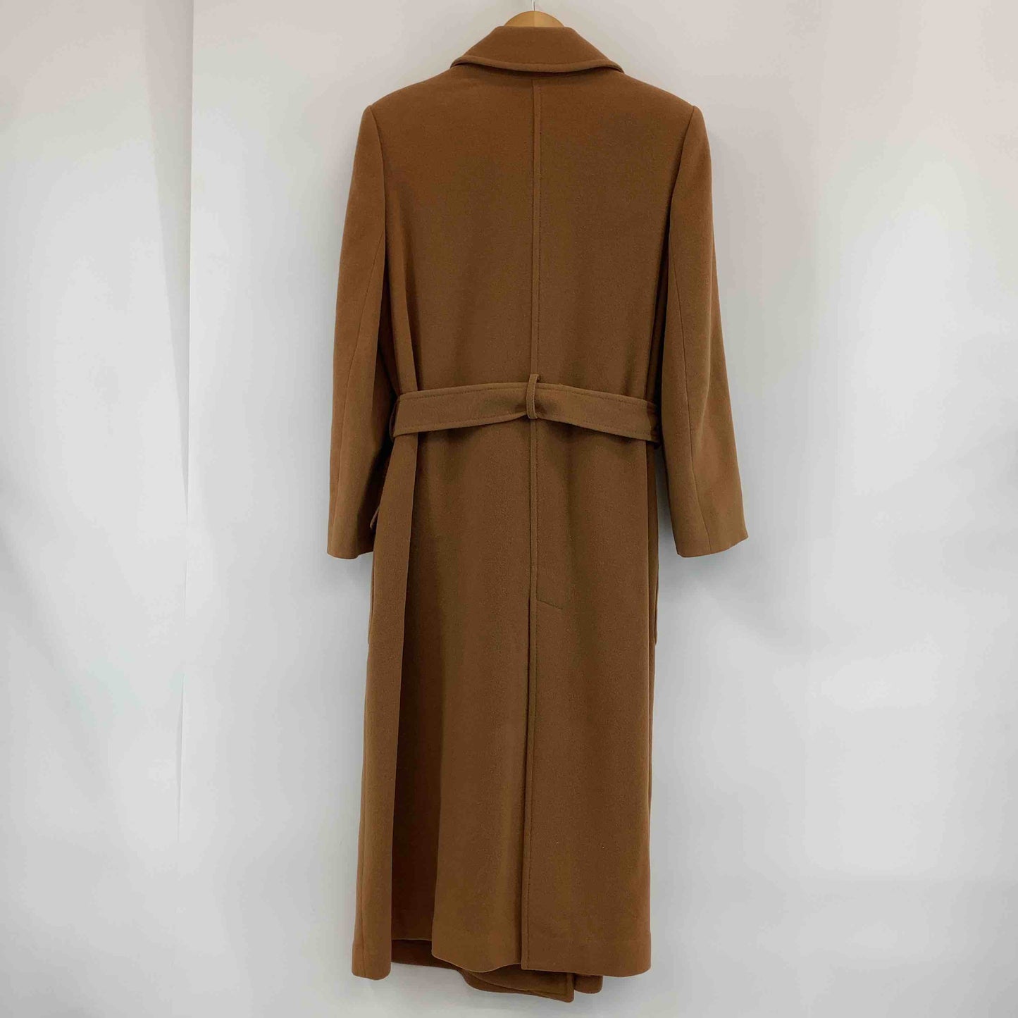 伊太利屋 イタリヤ レディース ダブルブレスト ロングコート キャメル