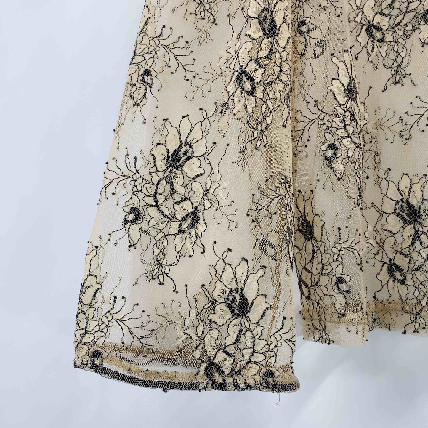 UNE MANSION ユノマンション レディース 長袖シャツ/ブラウス レース花柄 tk