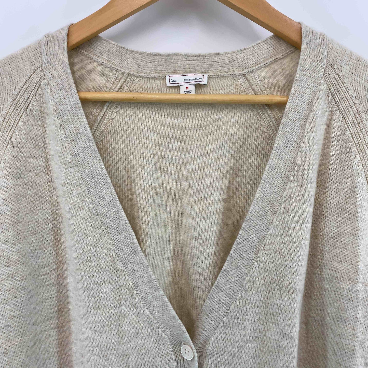 GAP ギャップ レディース カーディガン ベージュ Vネックカーディガン