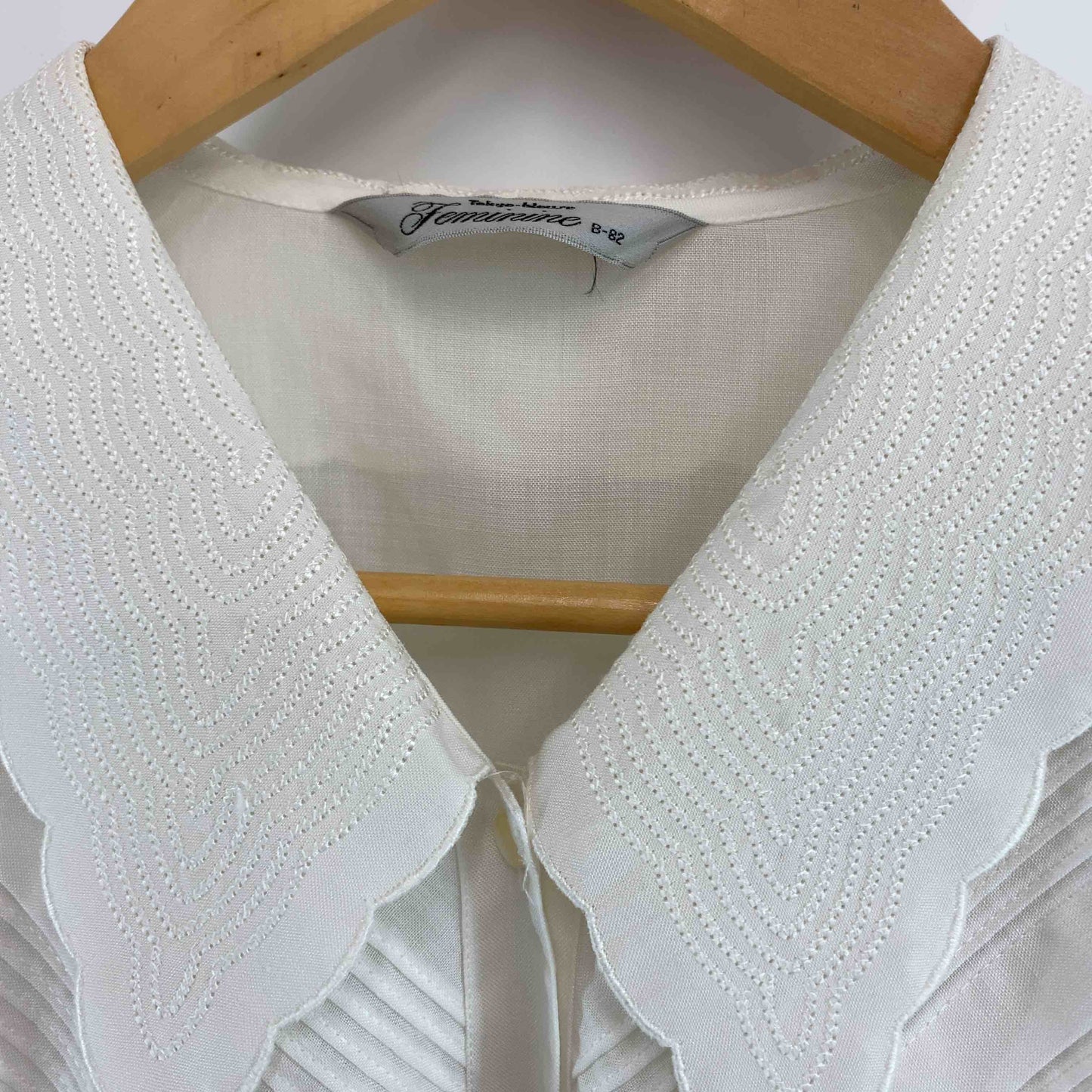 東京ブラウス レディース 長袖シャツ/ブラウス フリル ホワイト