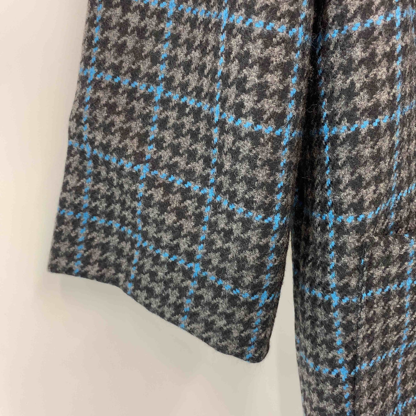 レディース テーラードジャケット 千鳥格子 グレー系