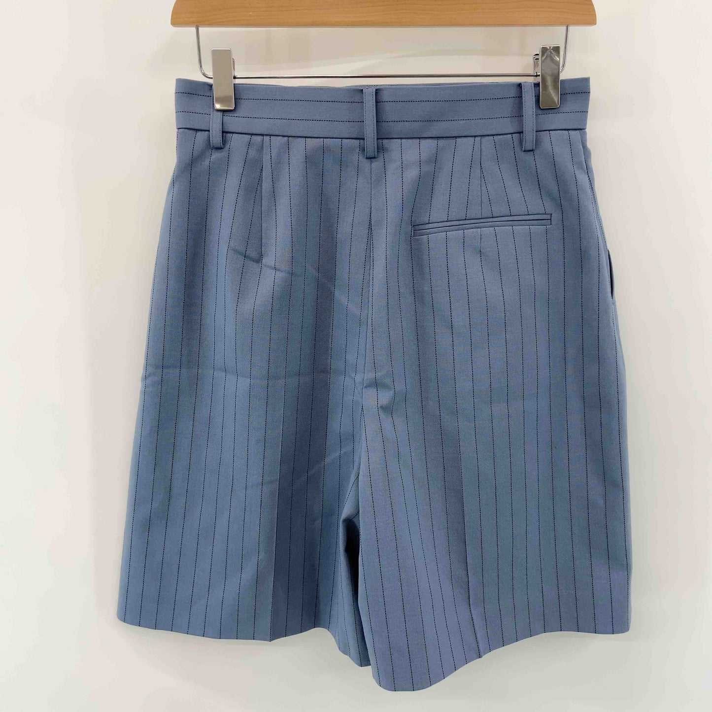 LE CIEL BLEU ルシェルブルー レディース ハーフパンツ ストライプ ブルーグレー