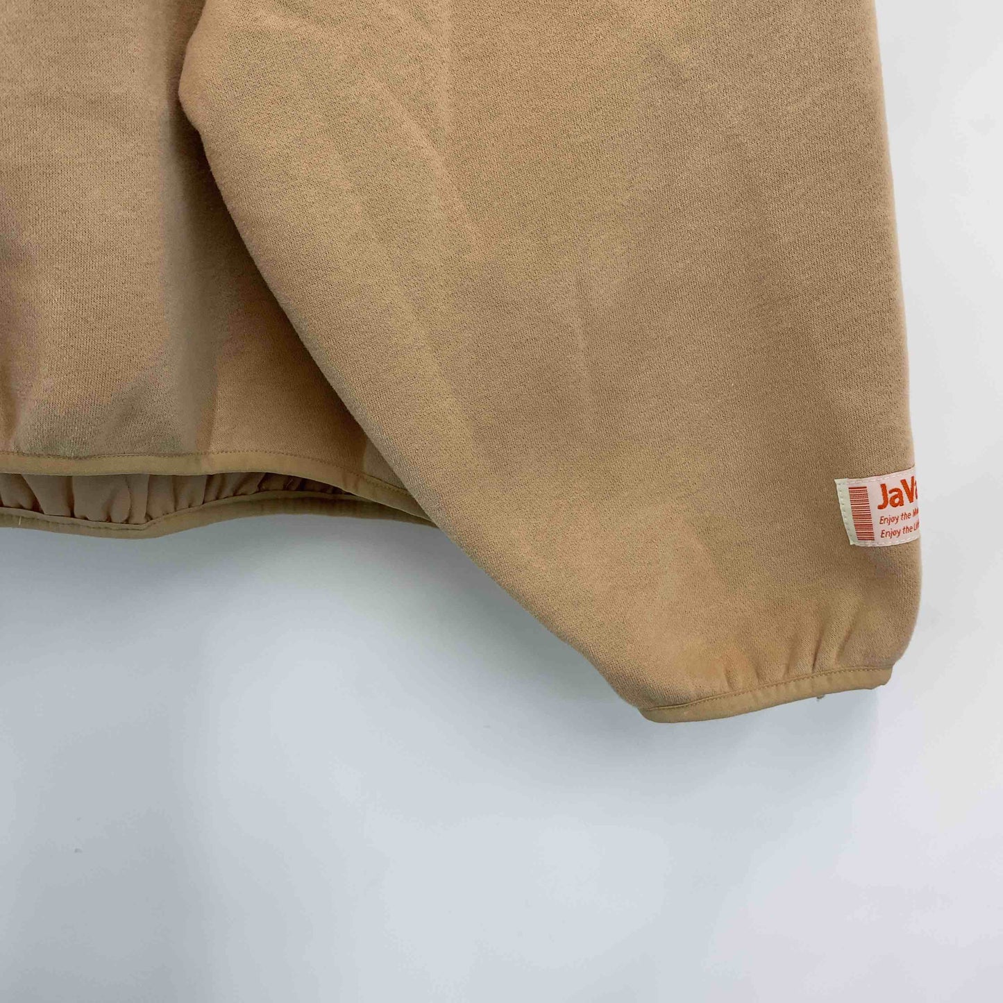 Java ジャバ アウター ハーフジップ シンプル ワンポイントロゴ レディース ブルゾン