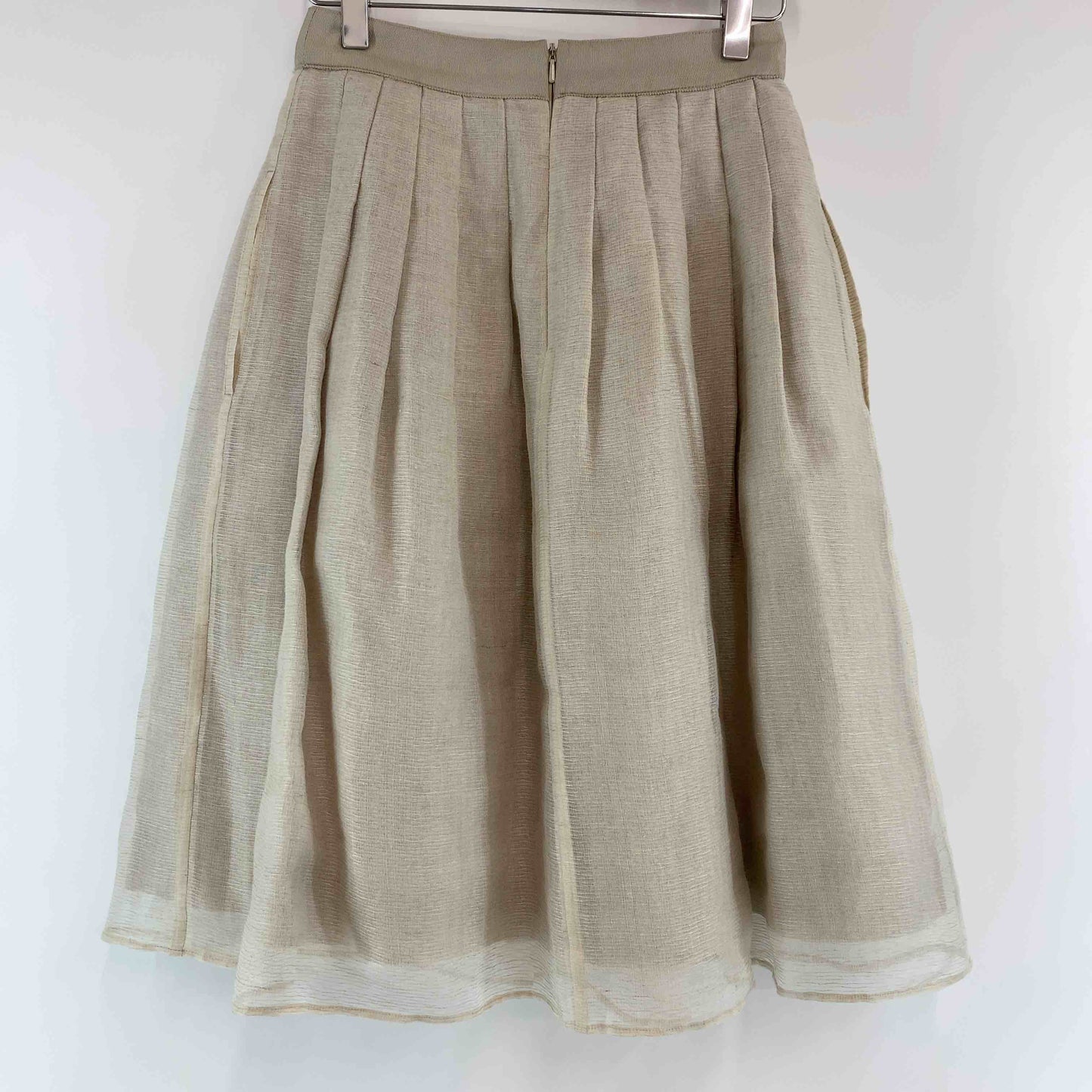 FOXEY （NEWYORK） フォクシーニューヨーク 　ベージュ　ナチュラル　サイズ38　品番36906　レディース 　ひざ丈