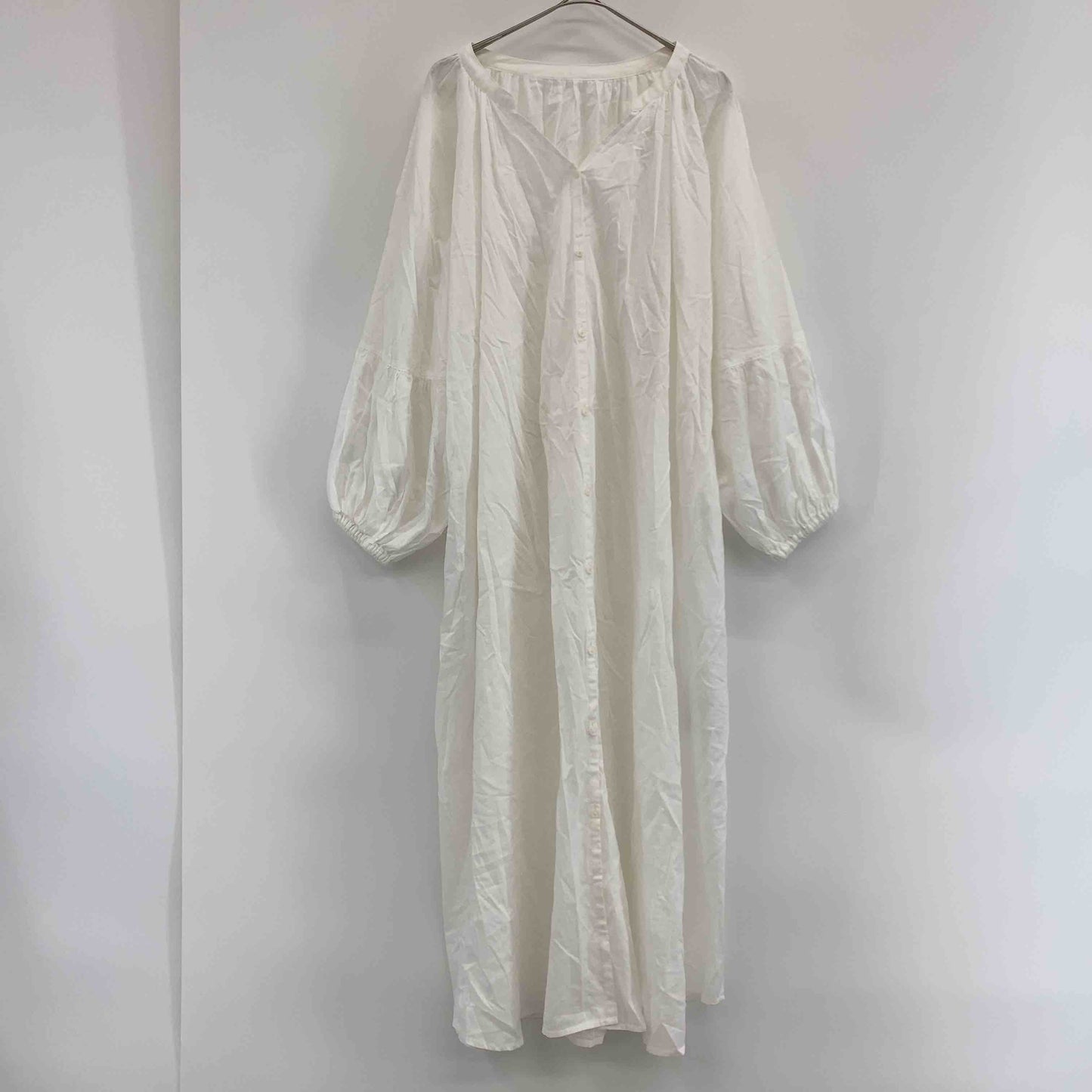 LOWRYS FARM ローリーズファーム　レディース シャツワンピース　ホワイト