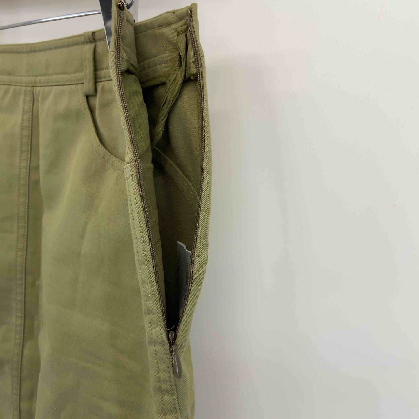 Alexander McQueen アレキサンダーマックイーン レディース ミニスカート カーキ