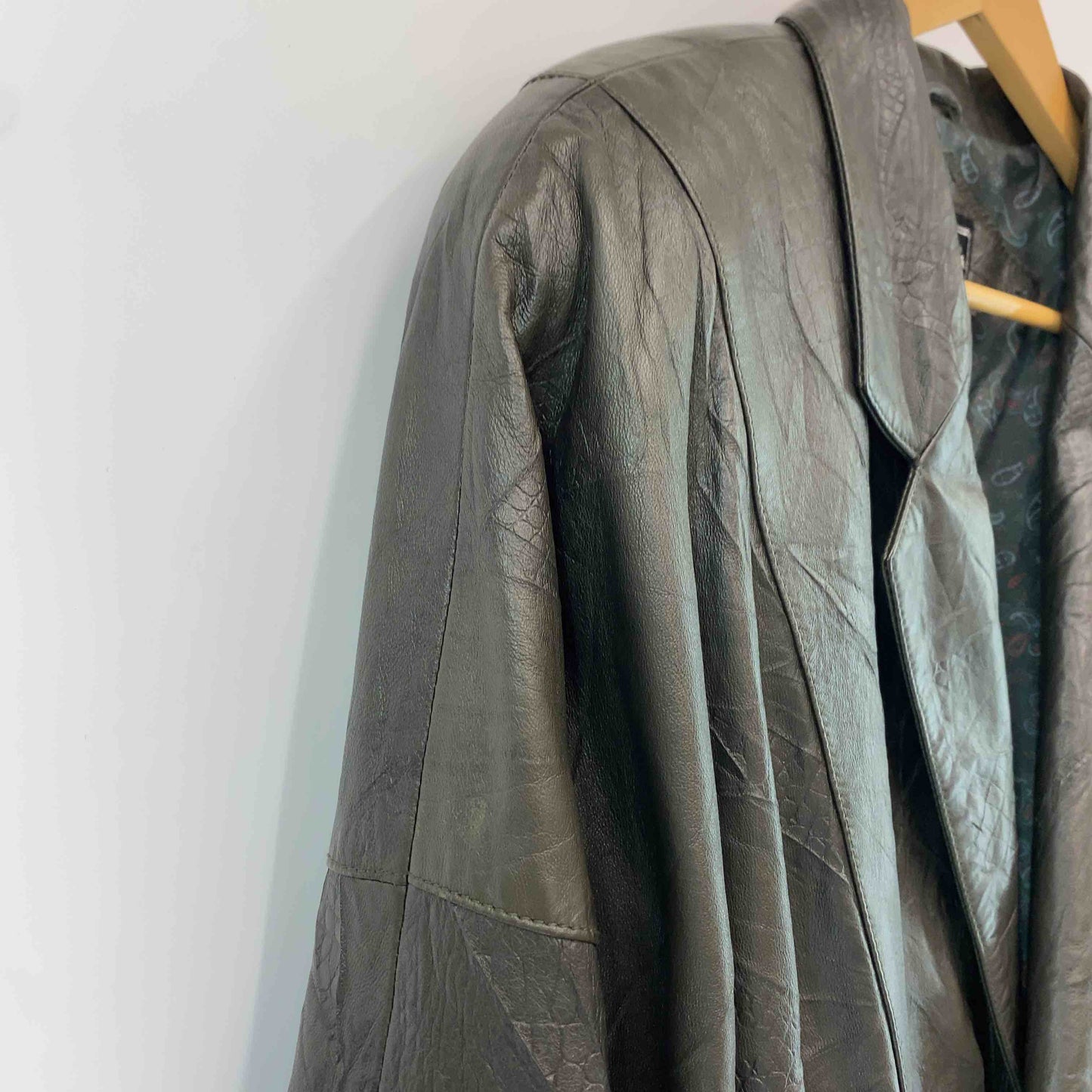 FurGriser ファーグリーゼ メンズ レザージャケット ダークグレー系