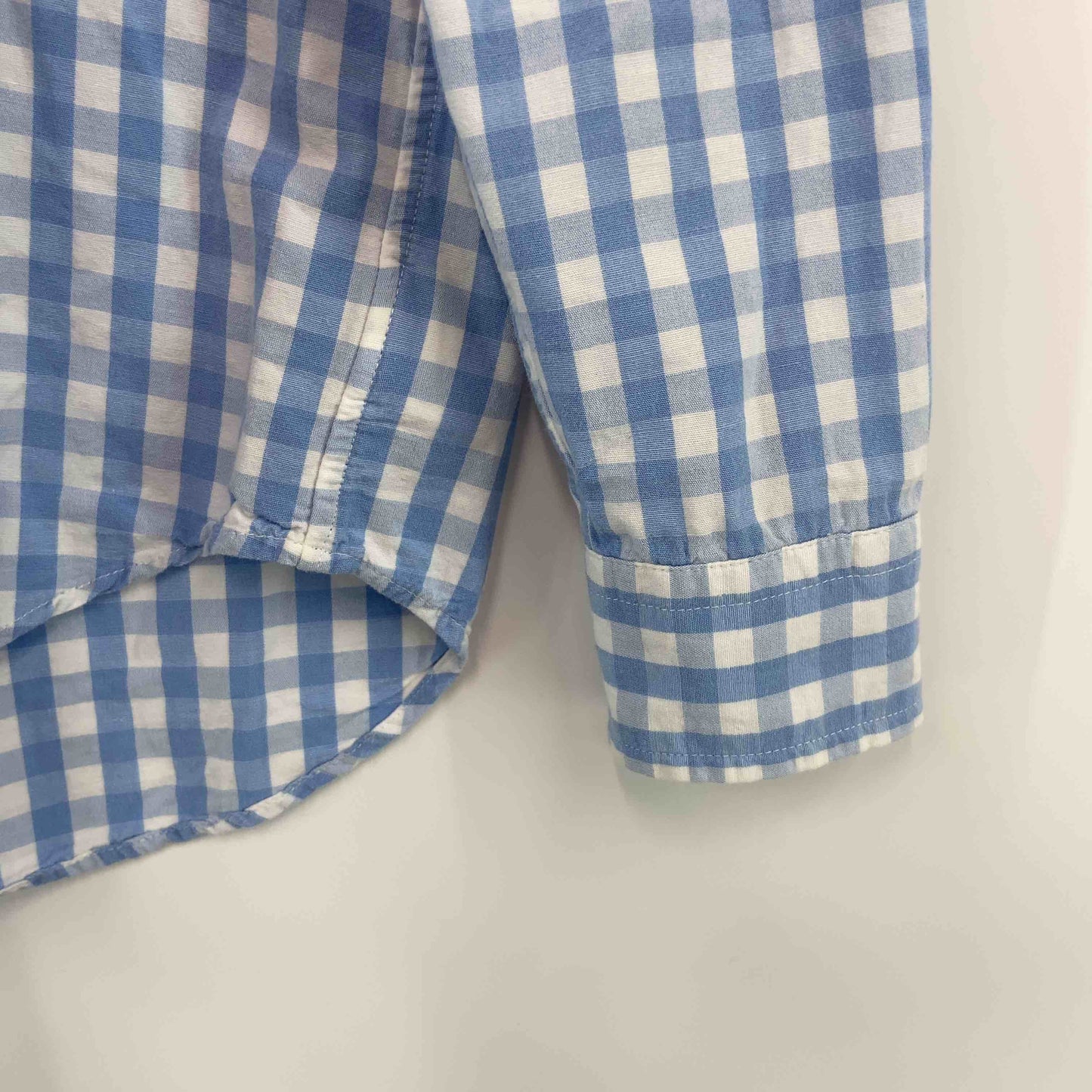 RALPH LAUREN ラルフローレン レディース ボタンダウン 長袖シャツ/ブラウス チェック柄 青