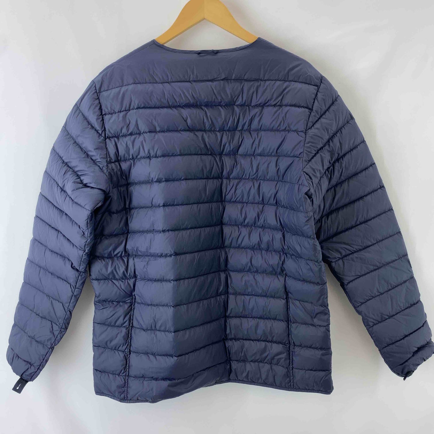 canterbury カンタベリー メンズ 中綿・ダウンジャケット ネービー ロゴ刺繍 サイズXL