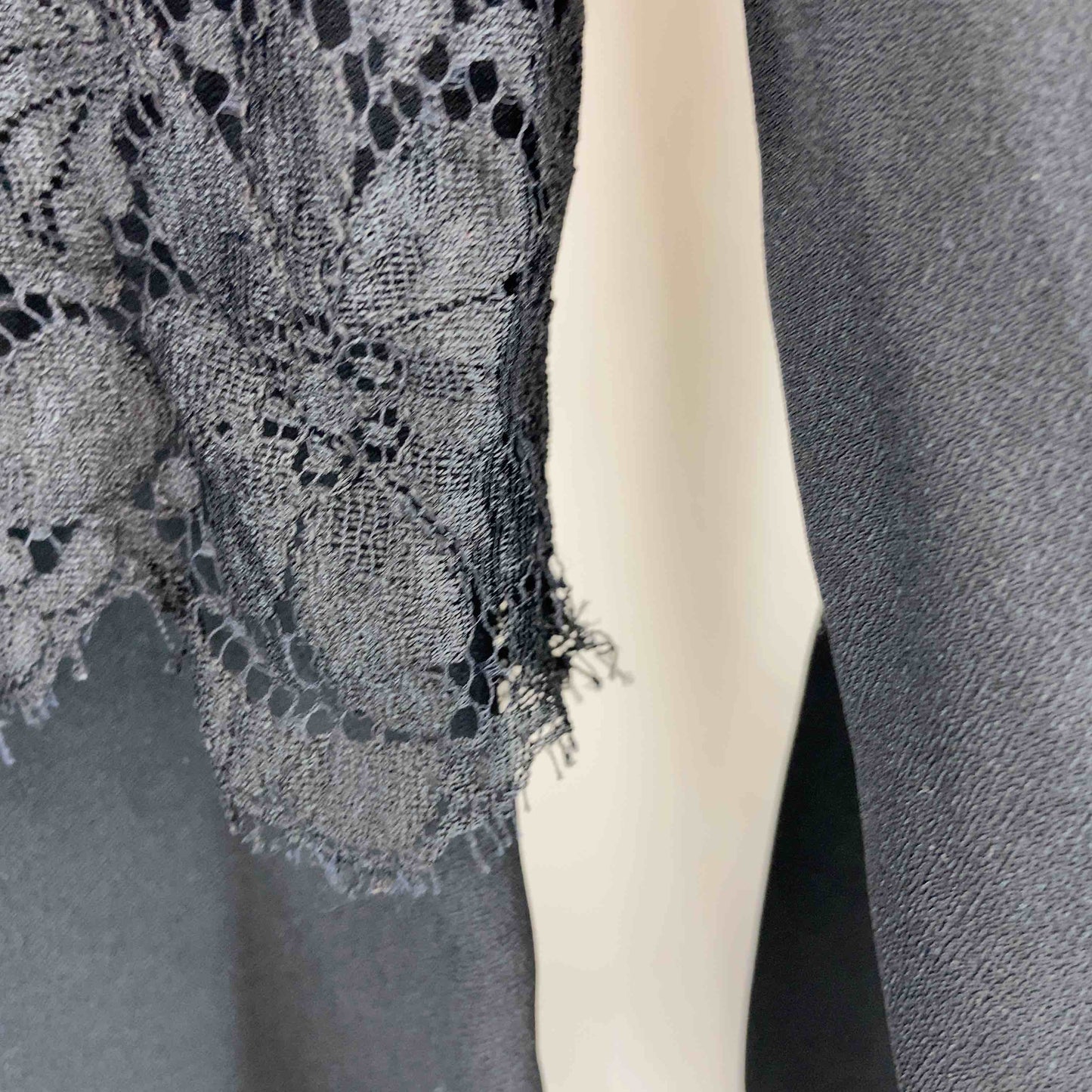 RAMUZ レディース 長袖ワンピース　フォーマル　レース　黒