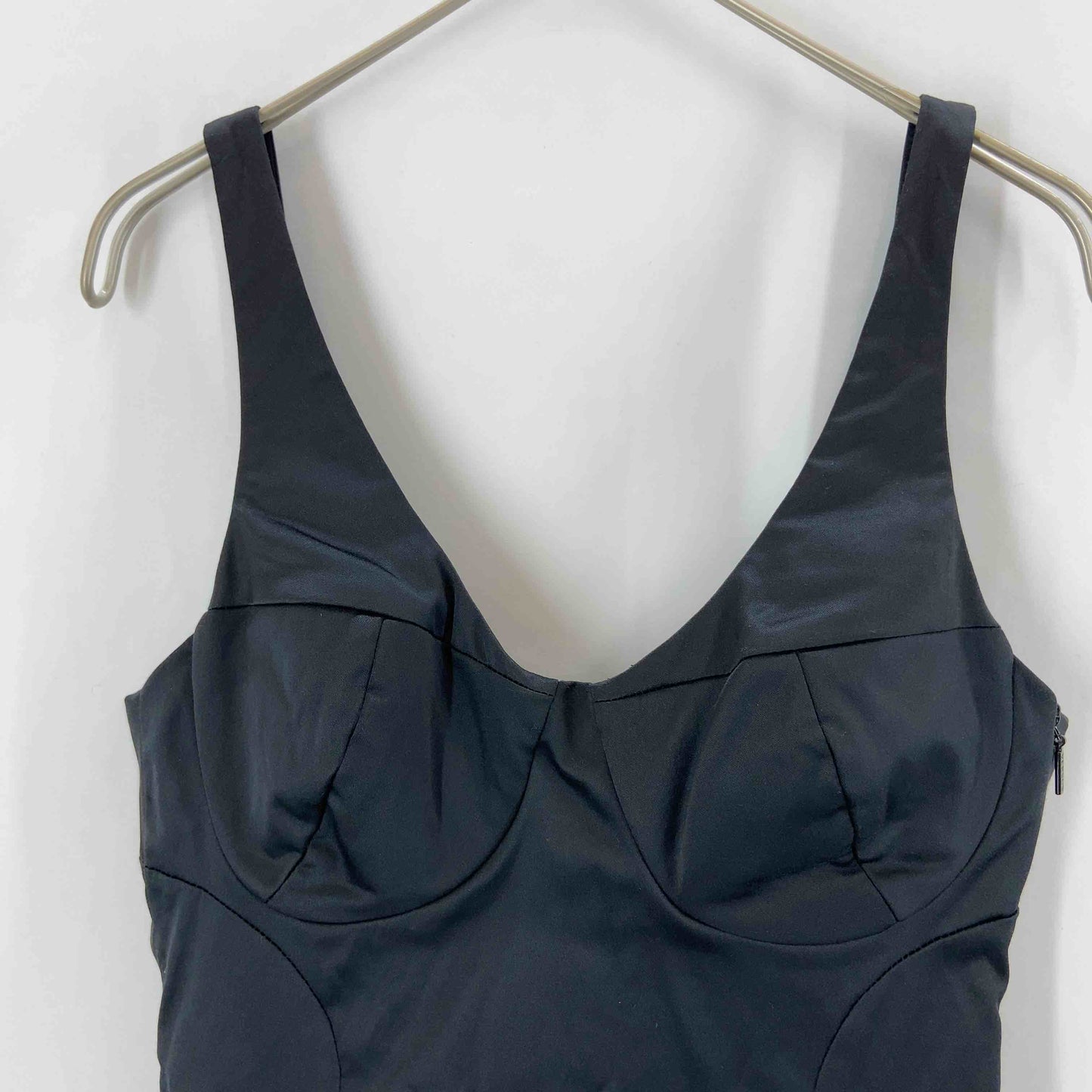 VERSACE ヴェルサーチェ レディース ノースリーブワンピースキャミワンピース サイドスリット ブラック イタリア製