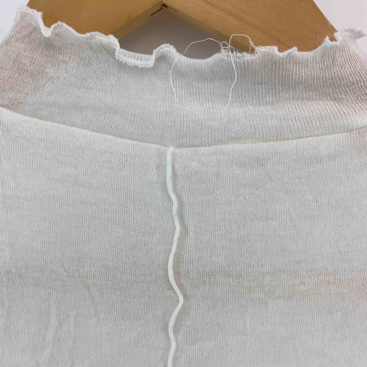 yuni ユニ レディース 半袖カットソー　ハイネック　白