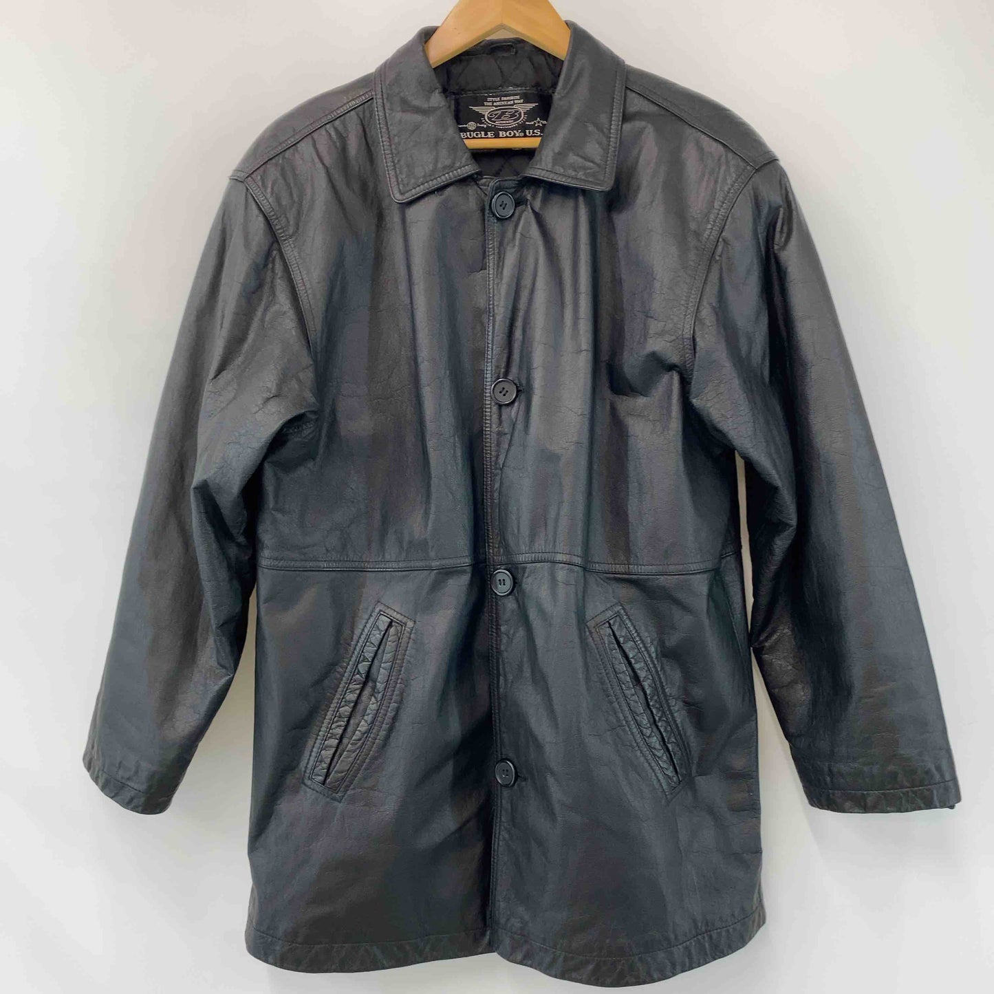 ヴィンテージ BUGLE BOY メンズ レザージャケット ジャケット/アウター
