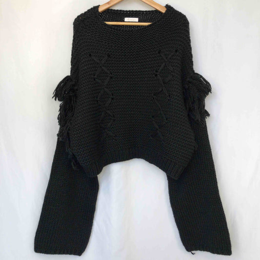 Crayme, クレイミー レディース セーター 黒 tk