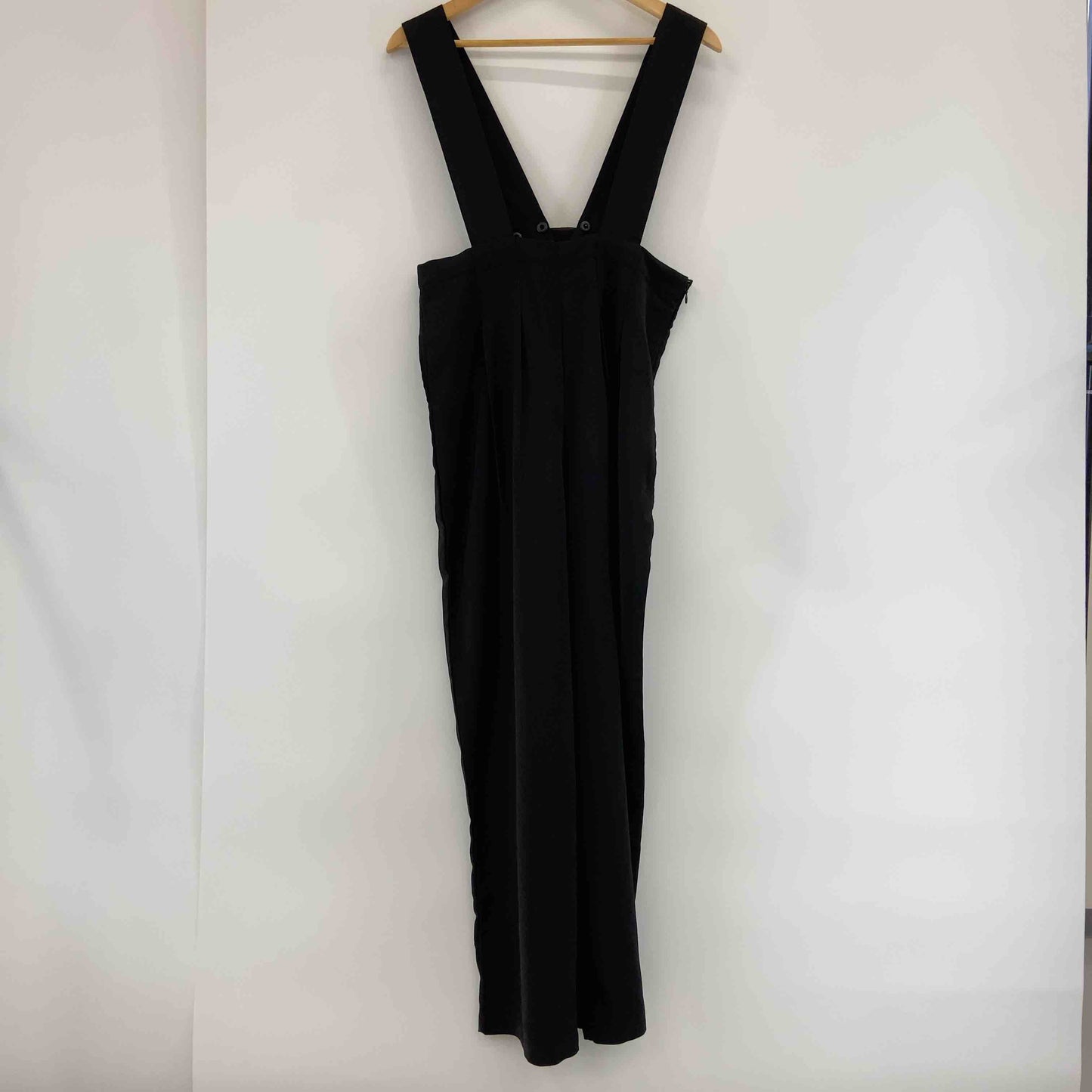 SELECT MOCA セレクトモカ レディース ハイウエストサロペット 黒