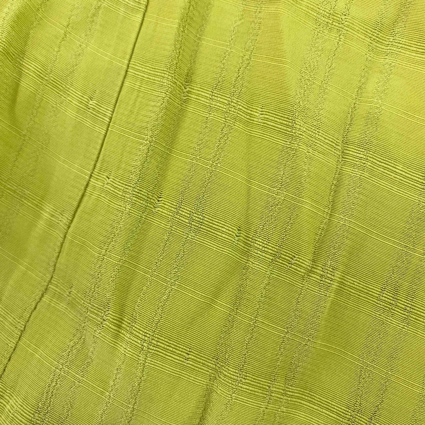 w closet ダブルクローゼット レディース 半袖ワンピース　背中リボン　黄緑