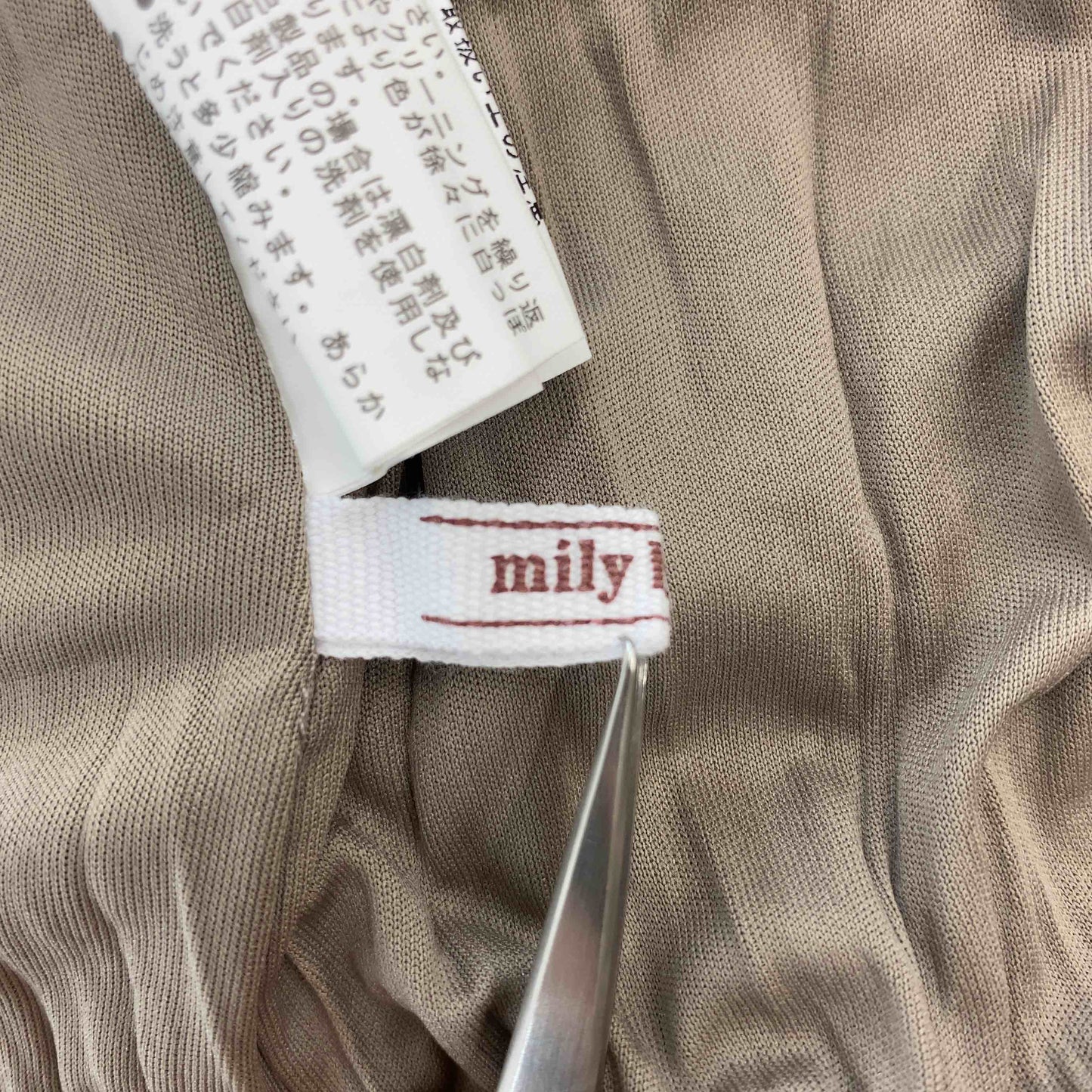 mily bilet  レディース 半袖ワンピース　シアージャガード　花柄