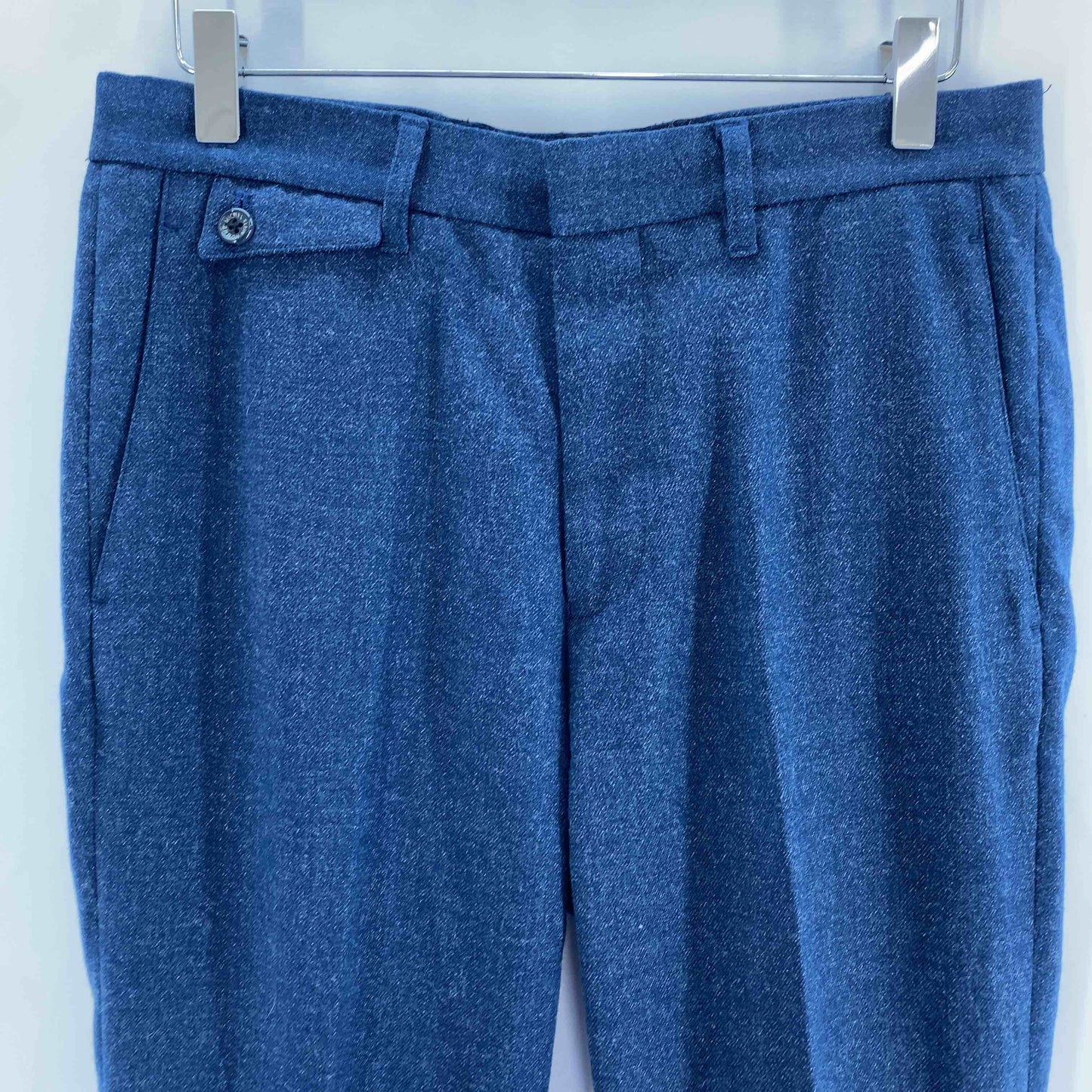 MICHEL KLEIN homme ミッシェルクランオム メンズ スラックス ポリエステル ネイビー