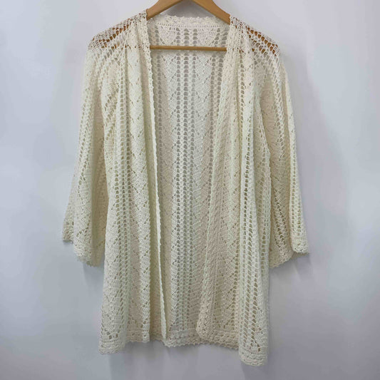 レディース カーディガン　ホワイト