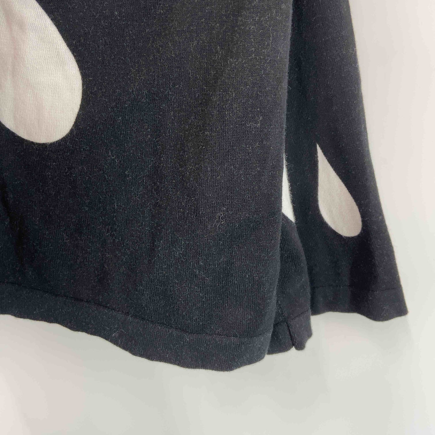 MOSCHINO モスキーノ レディース カーディガン ブラック 胸ロゴマーク 総柄