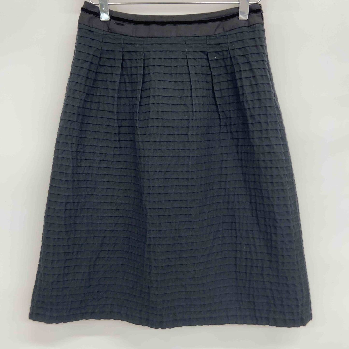 TO BE CHIC トゥービーシック　黒　ブラック　 レディース ひざ丈スカート