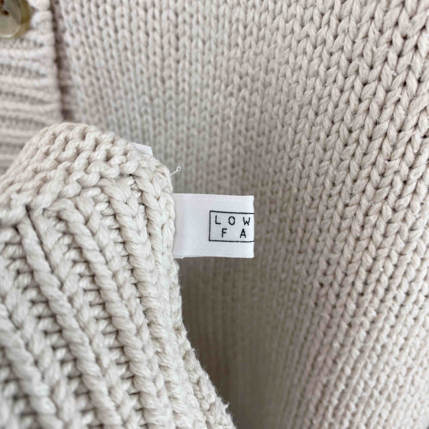 LOWRYS FARM ローリーズファーム ベージュ系 アウター ニット 羽織り  レディース カーディガン