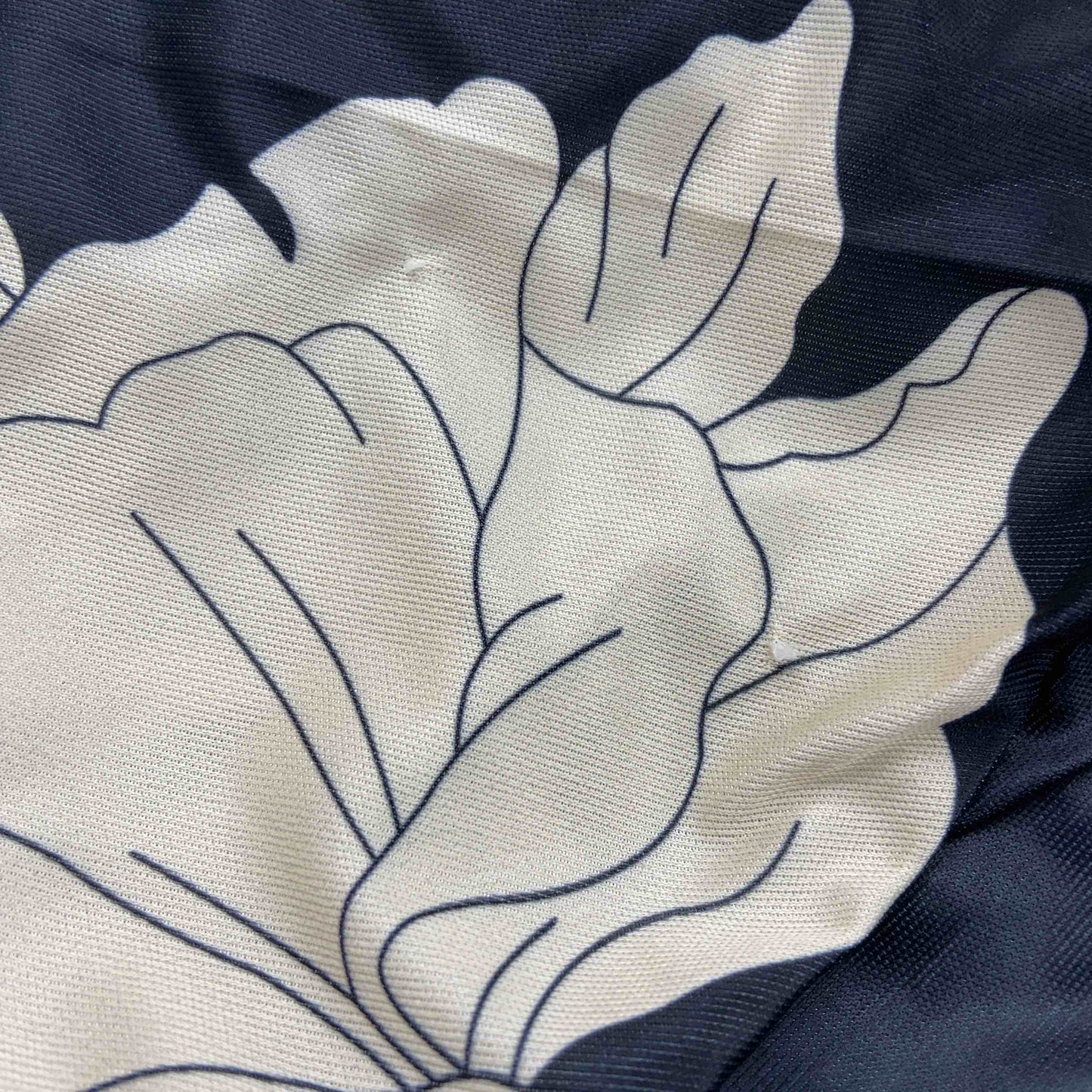 レディース 半袖　ミニワンピース　総柄　花柄　ウエスト切替　紐付き