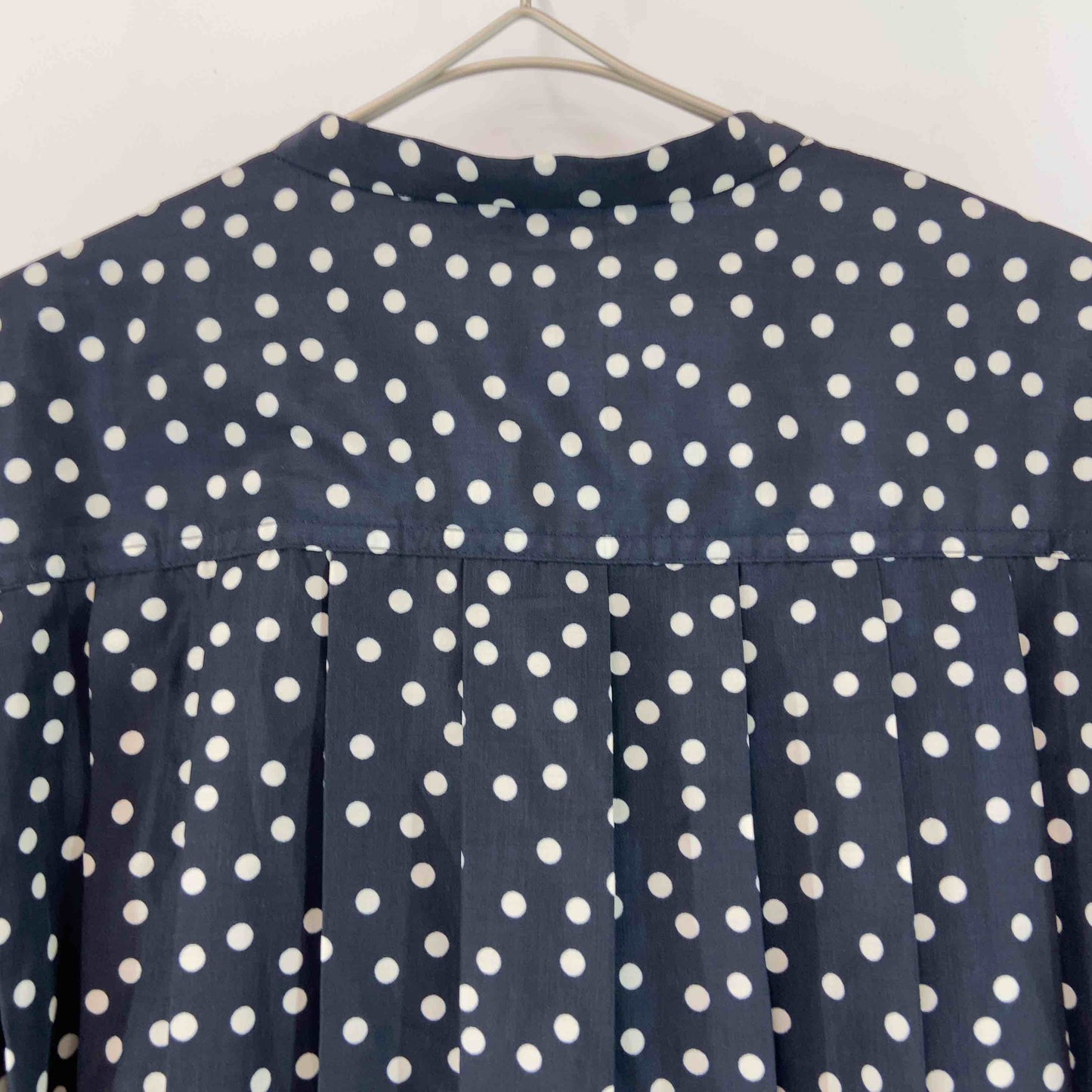 Simplicite シンプリシテェ レディース 長袖シャツ/ブラウス ドット ネイビー