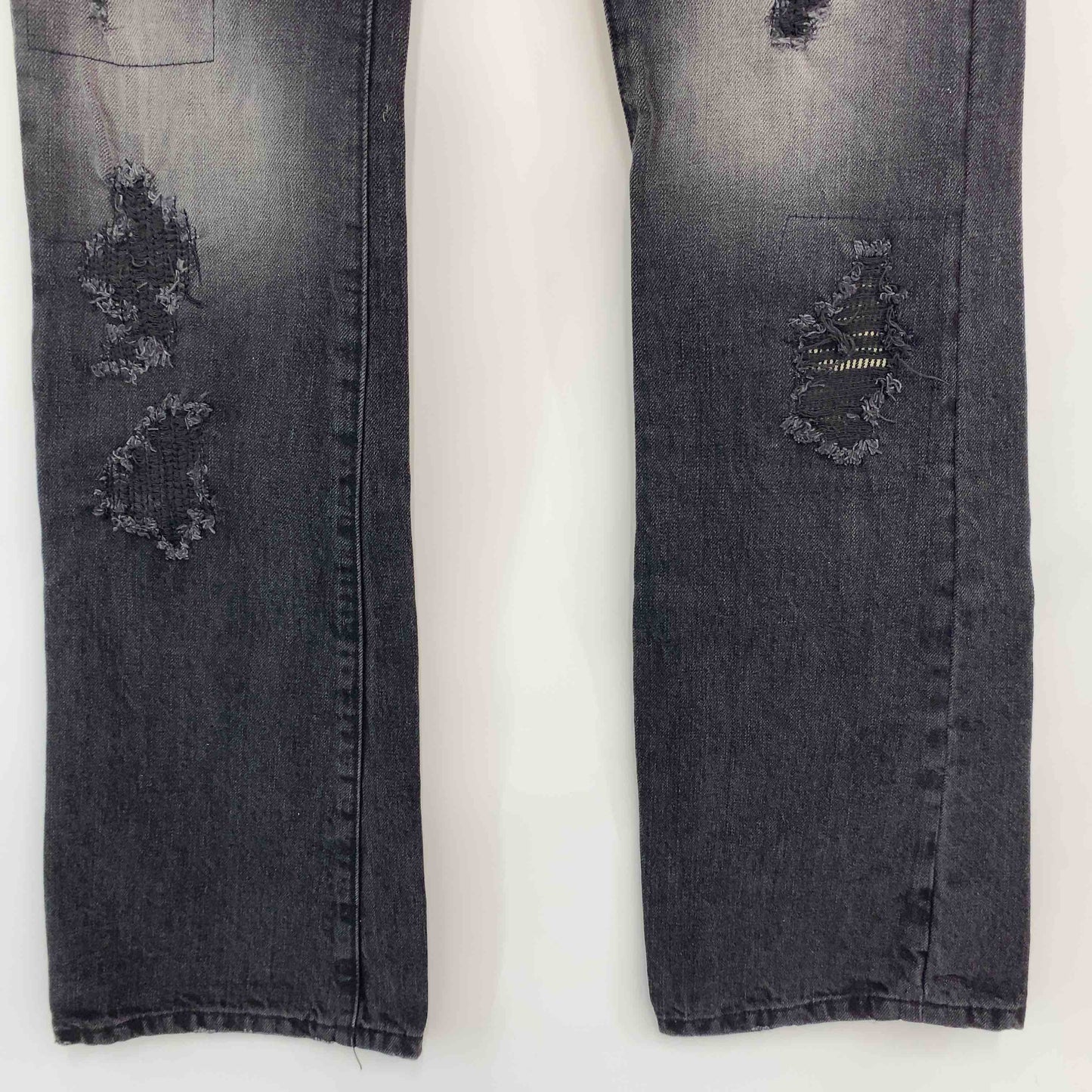 FUGA　フーガ　メンズ デニム/ジーンズ　ブラック　ダメージ加工