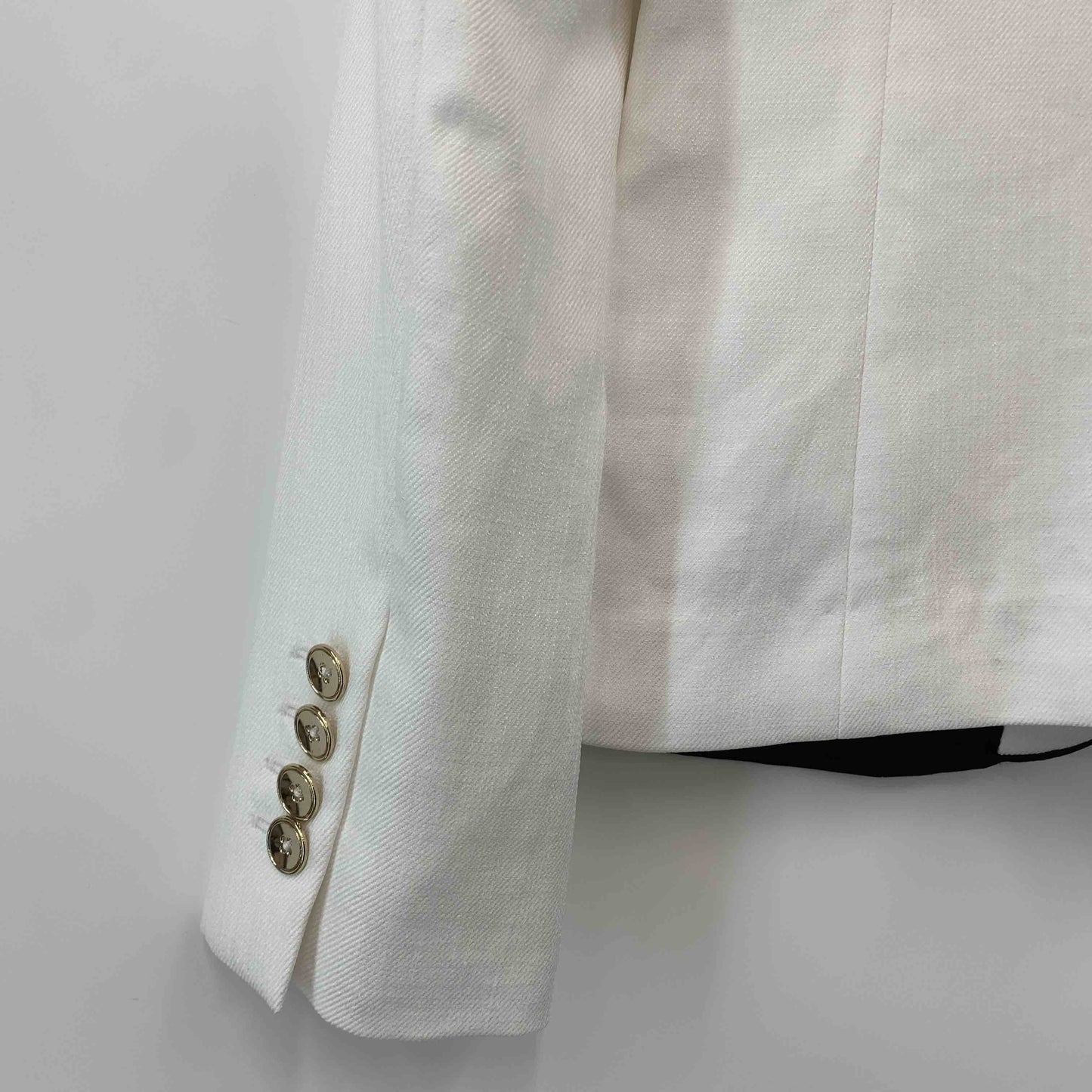 LOVELESS ラブレス レディース テーラードジャケット スプリングジャケット ホワイト パイピングテープ