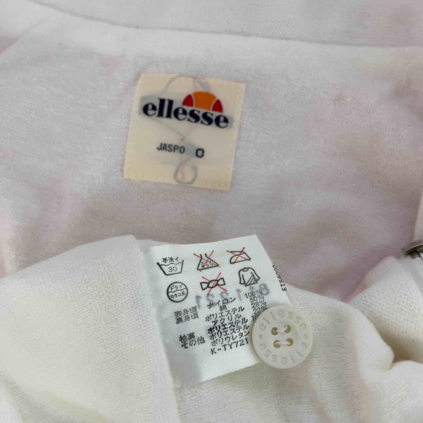 ELLESSE エレッセ メンズ ブルゾン ピンク・ホワイト