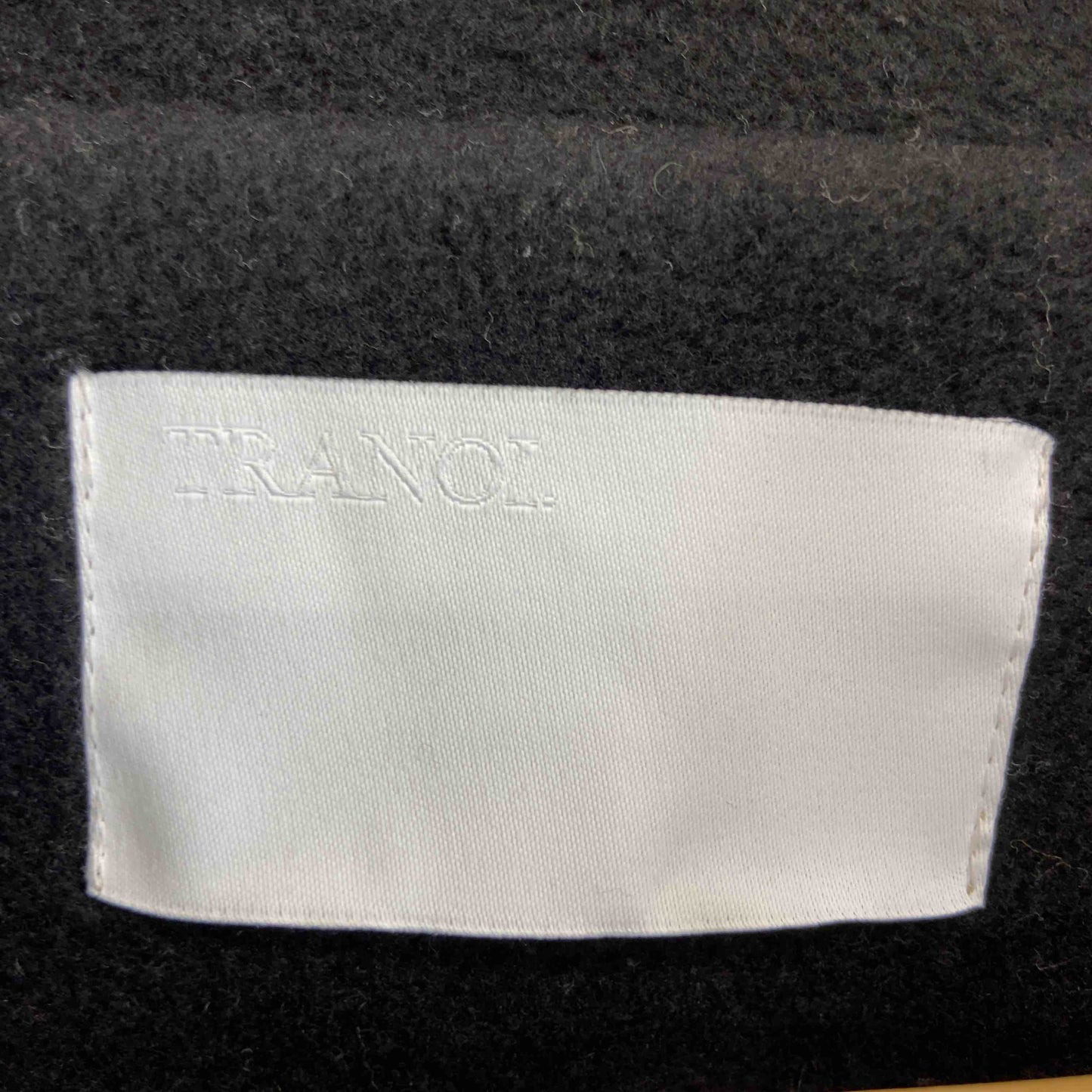 TRAMOL レディース ジャケット/アウター ポンチョ ブラック